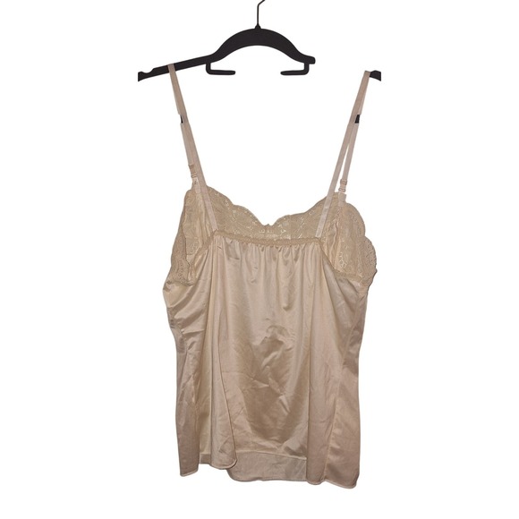 Vintage Wonder Maid Ivory Fairycore Union‎ Made Lacey Camisole Festival Coquette - Picture 2 of 4